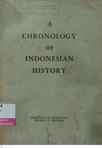 Image of A Chronology of Indonesian History