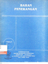 Image of Bahan Penerangan Triwulan ke III 1992