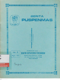 Image of Berita Puspenmas No. 5 Agt. 93