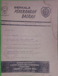 Image of Berkala Penerangan Daerah No. 56 Bulan Desember 1993