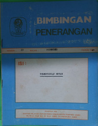 Image of Bimbingan Penerangan No. 23 Bulan Nopember Tahun 1991