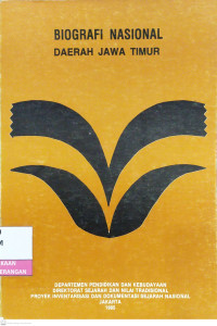 Image of Biografi Nasional Daerah Jawa Timur