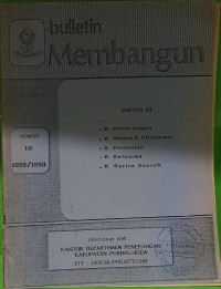 Image of Buletin Membangun No. 10 Tahun 1992/1993