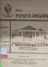 Image of Buletin Penerangan No. 01 Tahun 1993