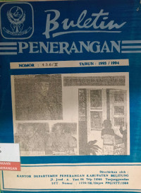 Image of Buletin Penerangan No. 4 - 6/II Tahun 1993/1994