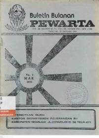 Image of Buletin Pewarta No. 3 Bulan Maret 1993
