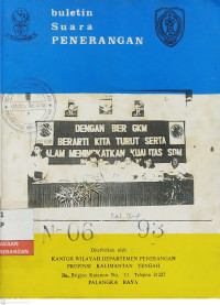 Image of Buletin Suara Penerangan No. 06 Tahun 1993