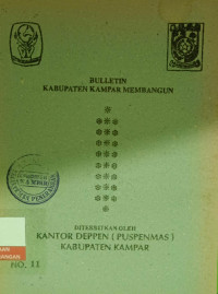 Image of Bulletin Kabupaten Kampar Membangun No. 11