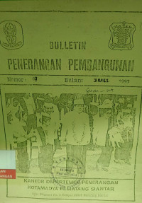 Image of Bulletin Penerangan Pembangunan No. 07 Bulan Juli Tahun 1993