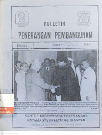 Image of Bulletin Penerangan Pembangunan Nomor 1 Januari 1993