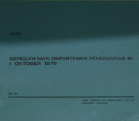 Image of Data Kepegawaian Departemen Penerangan RI 1 Oktober 1978