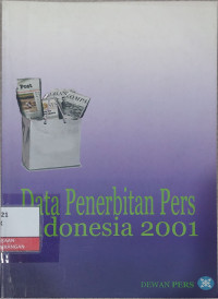 Image of Data Penerbitan Pers Indonesia 2001