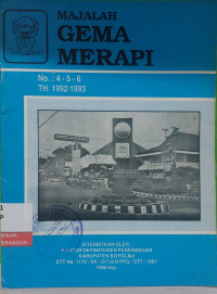 Image of Gema Merapi No. 4 5 6 TH. 1992/1993