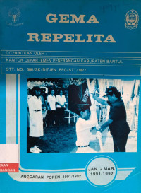 Image of Gema Repelita Edisi Januari - Maret 1991/1992