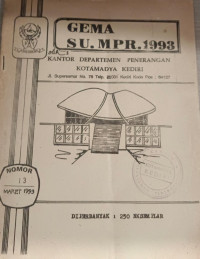 Image of Gema SU.MPR.1993 No. 13 Maret 1993