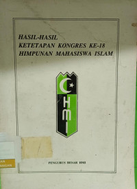 Image of Hasil - Hasil Ketetapan Kongres Ke - 18 Himpunan Mahasiswa Islam