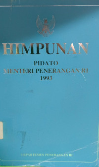 Image of Himpunan Pidato Menteri Penerangan RI 1993