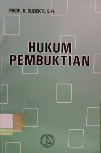 Image of Hukum Pembuktian