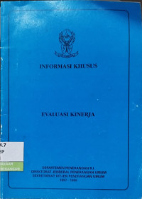 Image of Informasi Khusus Evaluasi Kinerja