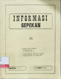 Image of Informasi Sepekan - Peran PSM Memacu Pembangunan
