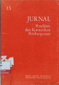 Image of Jurnal Penelitian Komunikasi Pembangunan 15