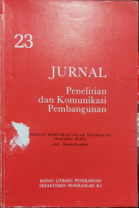 Image of Jurnal Penelitian Komunikasi Pembangunan 16