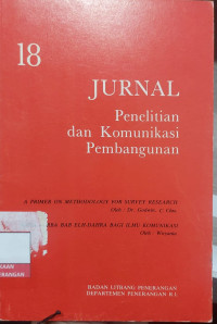 Image of Jurnal Penelitian Komunikasi Pembangunan 18