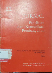 Image of Jurnal Penelitian Komunikasi Pembangunan 22