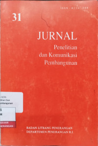 Image of Jurnal Penelitian Komunikasi Pembangunan 31