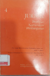 Image of Jurnal Penelitian Komunikasi Pembangunan 4