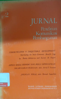 Image of Jurnal Penelitian Komunikasi Pembangunan No. 2 Tahun I 1978