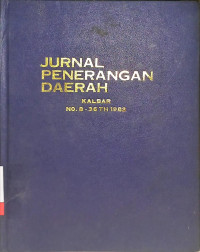 Image of Jurnal Penerangan Daerah: Kalimantan Barat