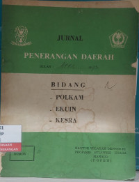 Image of Jurnal Penerangan Daerah No. 01