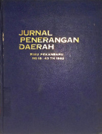Image of Jurnal Penerangan Daerah: Riau PekanBaru