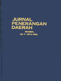 Image of Jurnal Penerangan Daerah: Sumatera Selatan