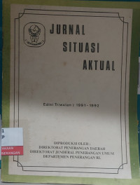 Image of Jurnal Situasi Aktual - Edisi Triwulan I