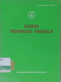 Image of Kamus Indonesia--Angkola