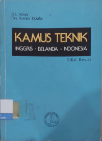 Image of Kamus Teknik: Inggris-Belanda-Indonesia