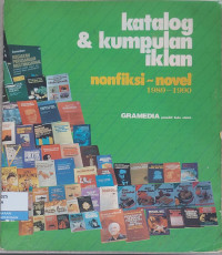 Image of Katalog & Kumpulan Iklan: Nonfiksi ~ Novel 1989-1990
