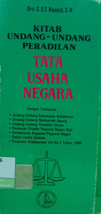 Image of Kitab Undang-Undang Peradilan Tata Usaha Negara