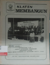 Image of Klaten Membangun