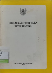 Image of Komunikasi Tatap Muka Tetap Penting