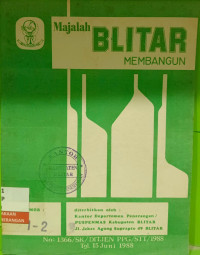 Image of Majalah Blitar Membangun No. 1 - 2