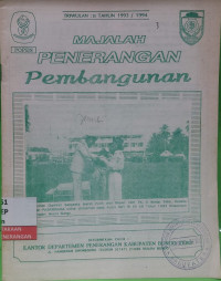 Image of Majalah Penerangan Pembangunan Triwulan Tahun 1993/1994