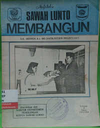 Image of Majalah Sawah Lunto Membangun Triwulan II Tahun 1993/1994