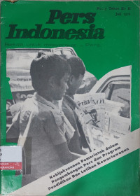 Image of Majalah Triwulanan Pers Indonesia: No. 7 Tahun ke II Juli 1976