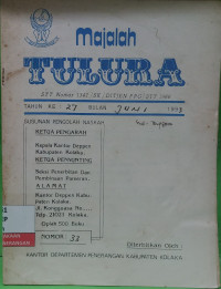 Image of Majalah Tulura No. 33 Bulan Juni 1993