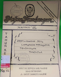 Image of Majene Membangun No. 12 Tahun Ke VIII Desember 1992
