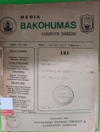 Image of Media Bakohumas Kabupaten Sanggau No. 53-58 1993