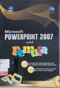 Image of Microsoft Power Point 2007 Untuk Pemula